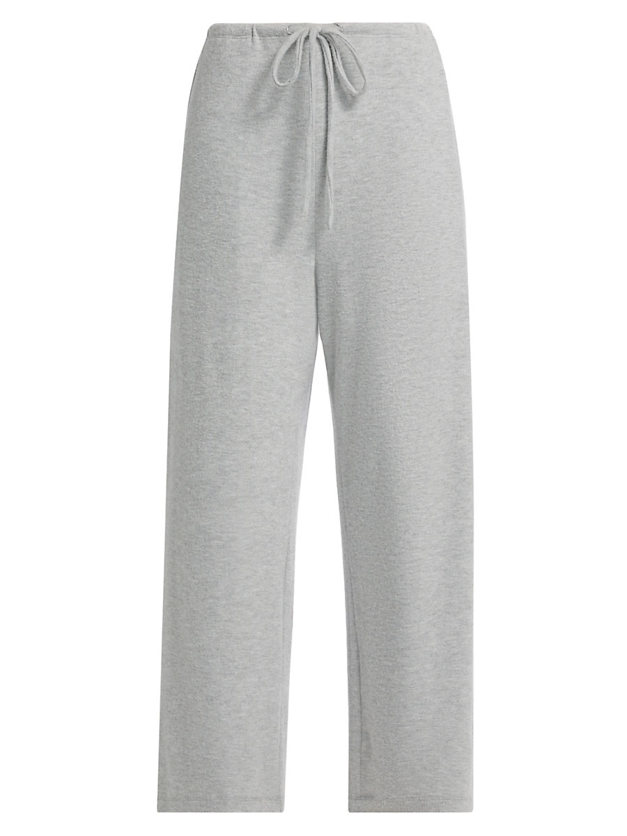 Women's Lauren Jersey Drawstring Lounge Pants - Grey Melange - Size Small | Saks Fifth Avenue