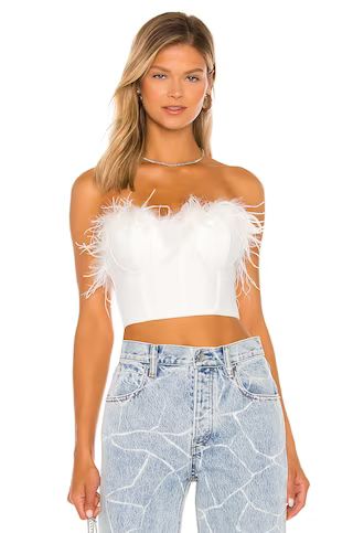 superdown Ramona Bustier Top in White from Revolve.com | Revolve Clothing (Global)