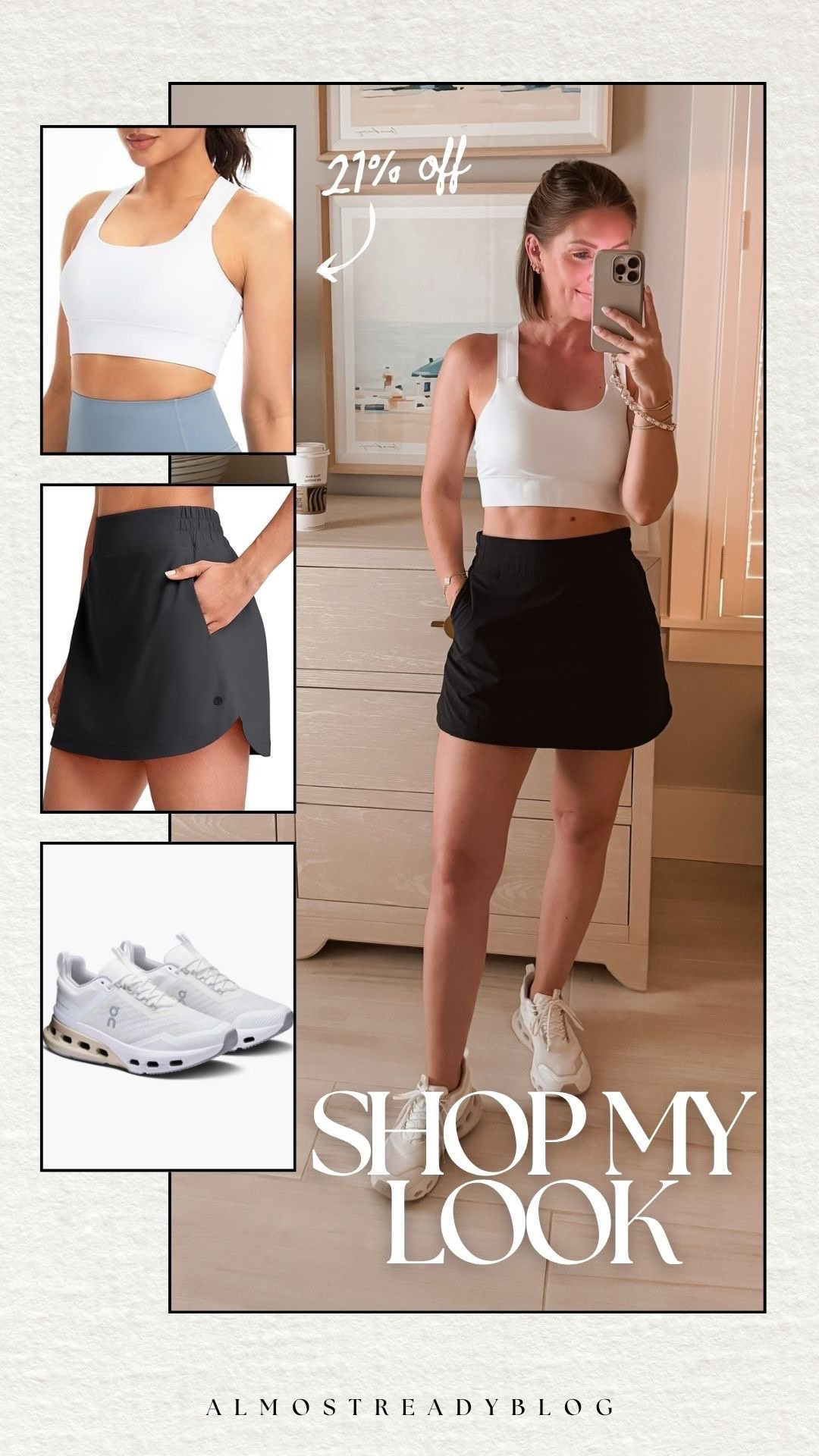 Shop this Amazon Activewear look!! Top is on sale. Size down in the skirt!

Sale alert, watchnow, activewear, spring fashion, Amanda west

#LTKootd #LTKPetite #LTKSaleAlert