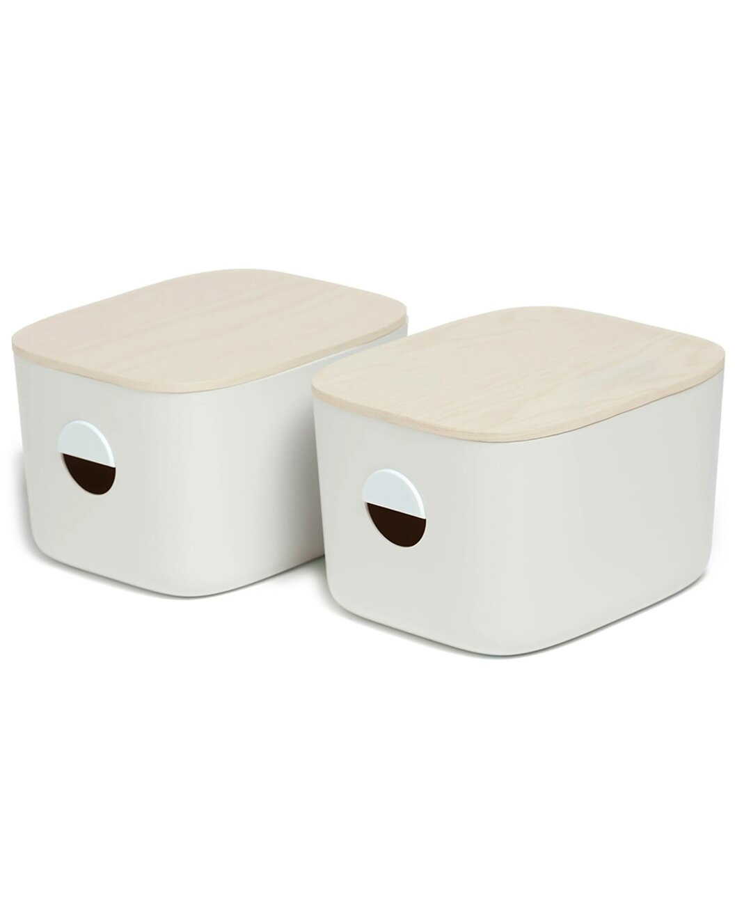 Set of 2 Medium Storage Bins | Gilt & Gilt City