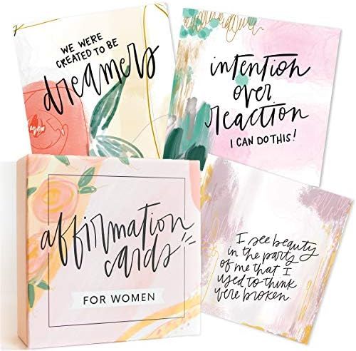 Affirmation Cards for Women: Beautifully Illustrated Inspirational Cards with Positive Affirmations  | Amazon (US)