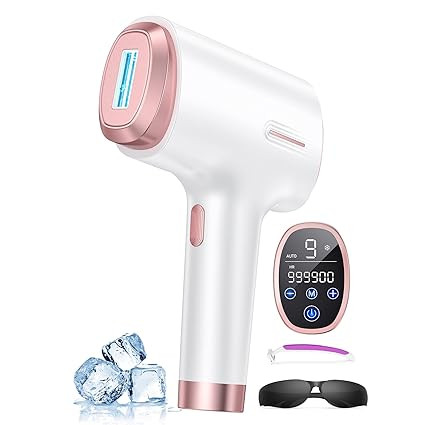 IPL Laser Hair Removal for Women and Men, 45°F Ice Cooling Laser Hair Removal Device for Face & ... | Amazon (US)