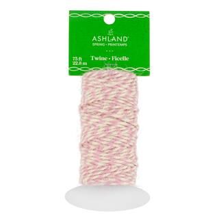 75ft. Pink & White Twine by Ashland® | Michaels Stores