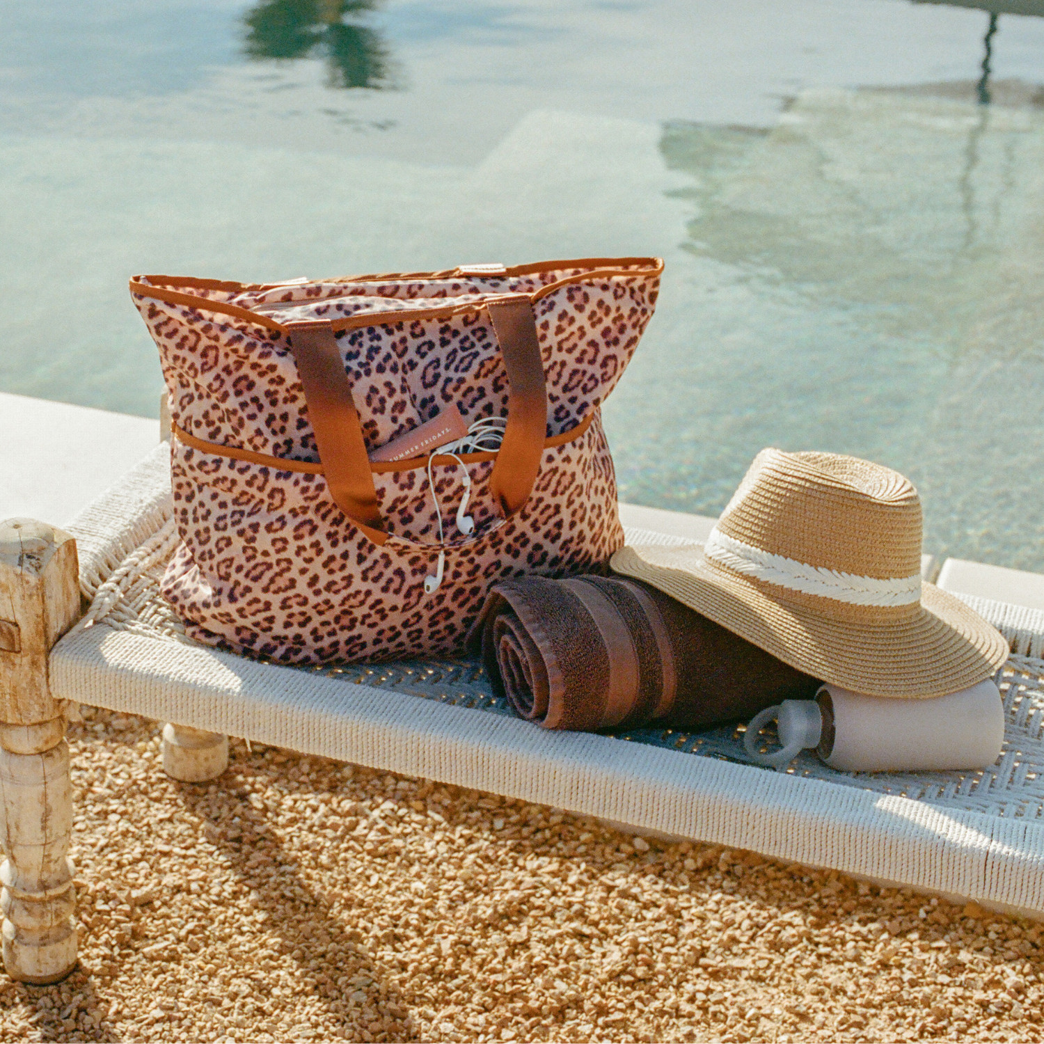 Leopard Packable Utility Tote | Stoney Clover Lane | Stoney Clover Lane