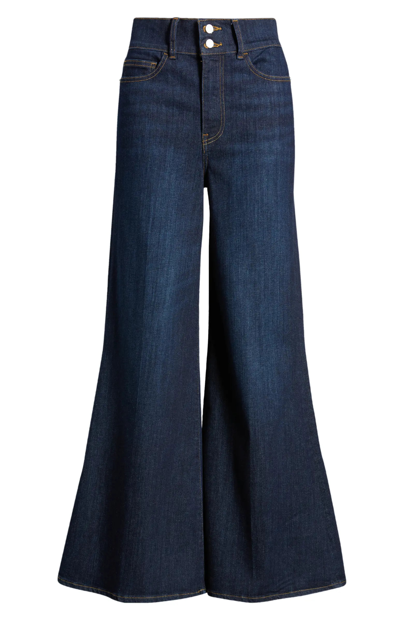 FRAME Le Palazzo High Waist Crop Wide Leg Jeans | Nordstrom | Nordstrom