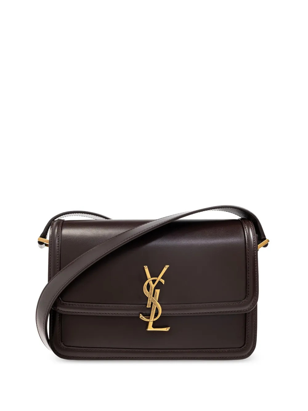 Saint Laurent Solferino Messenger Bag | Brown | FARFETCH UK | Farfetch Global