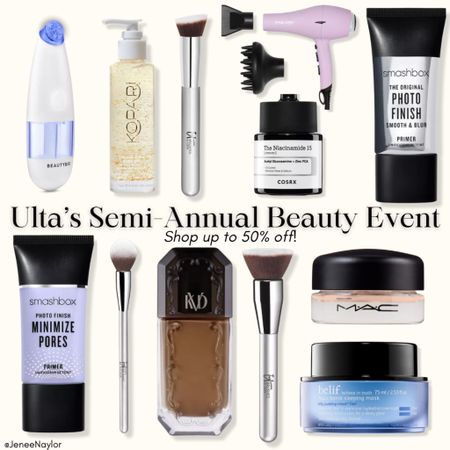 Shop Ulta’s semi-annual beauty event to save up to 50% off! 

Last day of the sale is approaching SOON, so be sure to stock up while you can! 

#LTKfindsunder100 #LTKsalealert #LTKbeauty