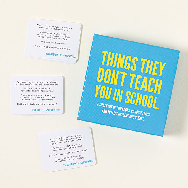 Things They Don't Teach You in School Game | UncommonGoods