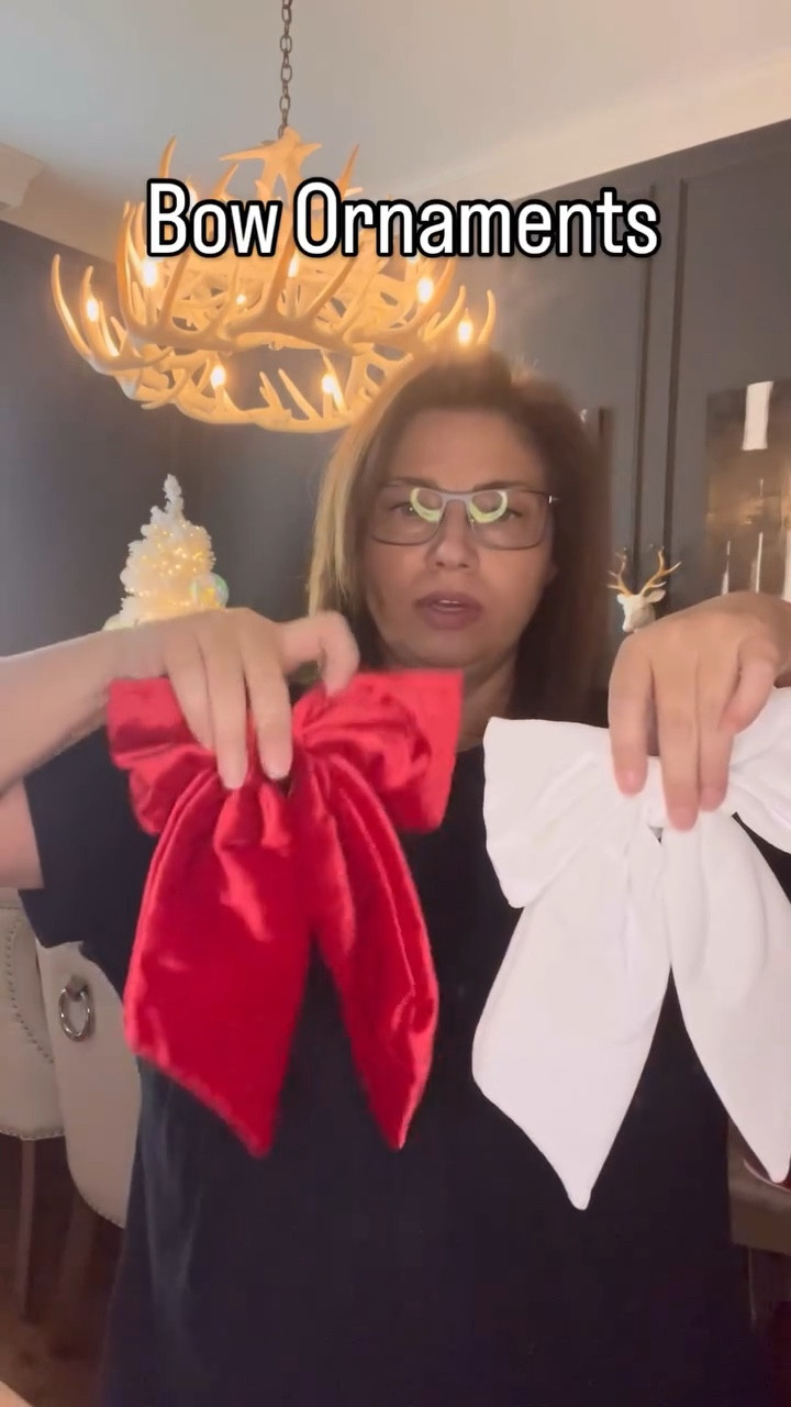 Bows have taken over Christmas in a big way!  If you aren’t sure you want a giant bow at the top of your tree, try a bunch of smaller ones.  Group them together for a big impact.

It’s rare a trend is so easy to duplicate.  At market I saw trees covered in these bows.

Grab a few of these easy peezy trendy bows.

Follow for design inspiration!

Happy Decorating!

Tara

#christmas #christmaslights #lights #christmasdecor #christmasdecorating #holiday #holidaydecor #holidaylights #christmastree #Christmastime #christmasdecorations #christmastreedecorating #christmasmood #christmasspirit #christmasvibes #christmasmagic #sparkle #shinebright #holidays #holidaydecorating #holidayseason #holidayhome #clusterlights #ornaments #shatterproof

#LTKSeasonal #LTKOver40 #LTKHome