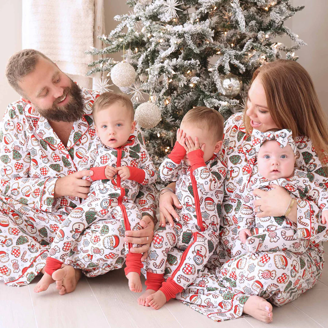 Santa's Cookies Adult Two Piece Pajama Set | Caden Lane