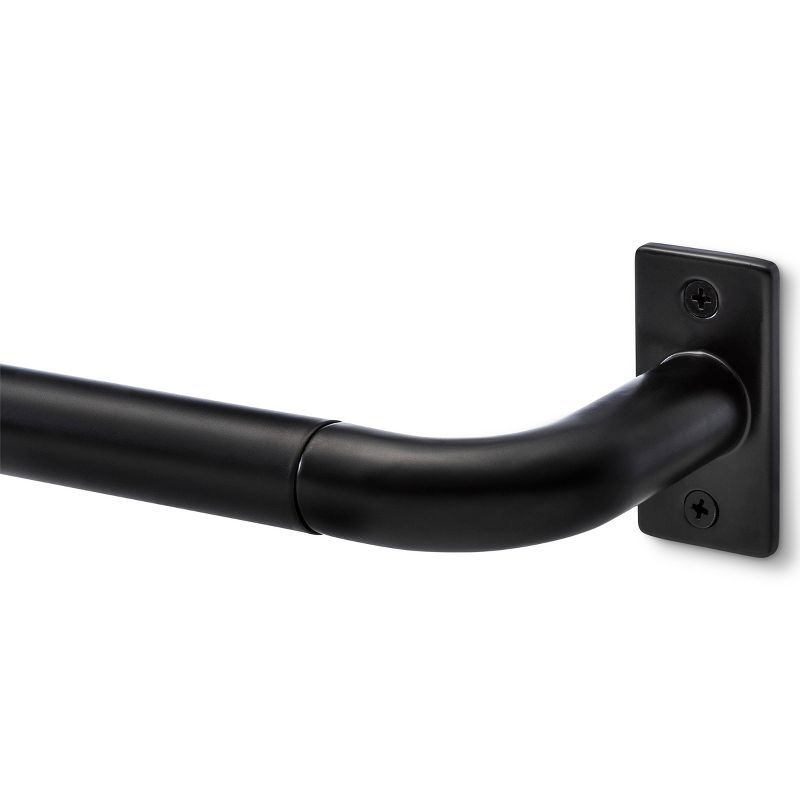 66&#34;-120&#34; French Curtain Rod Matte Black - Project 62&#8482; | Target