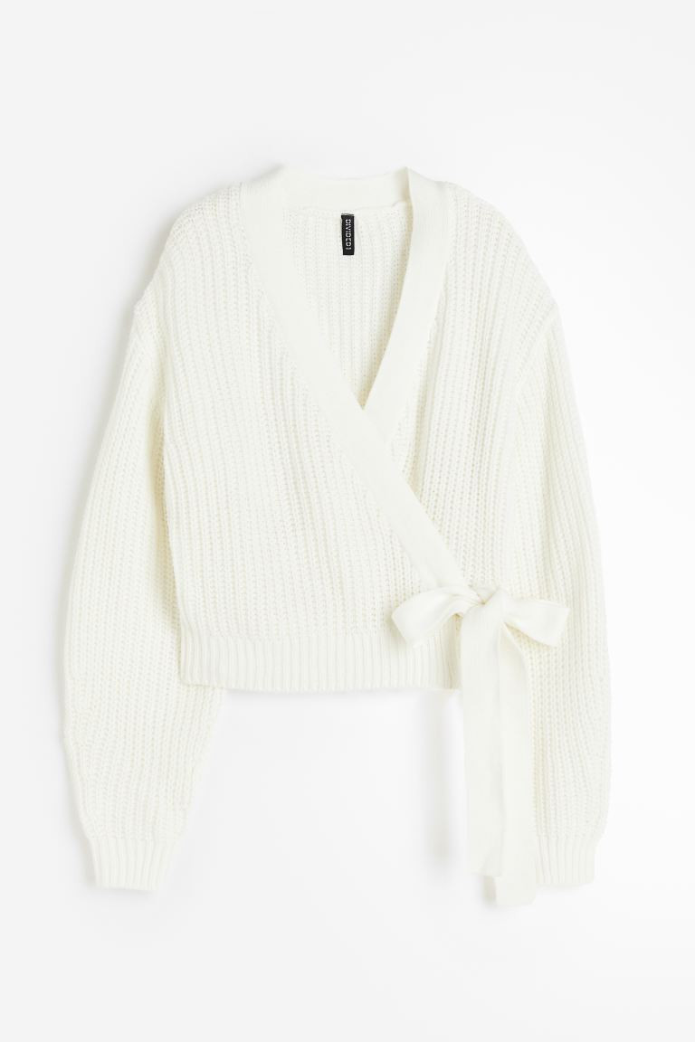 Rib-knit Wrap Cardigan | H&M (US + CA)