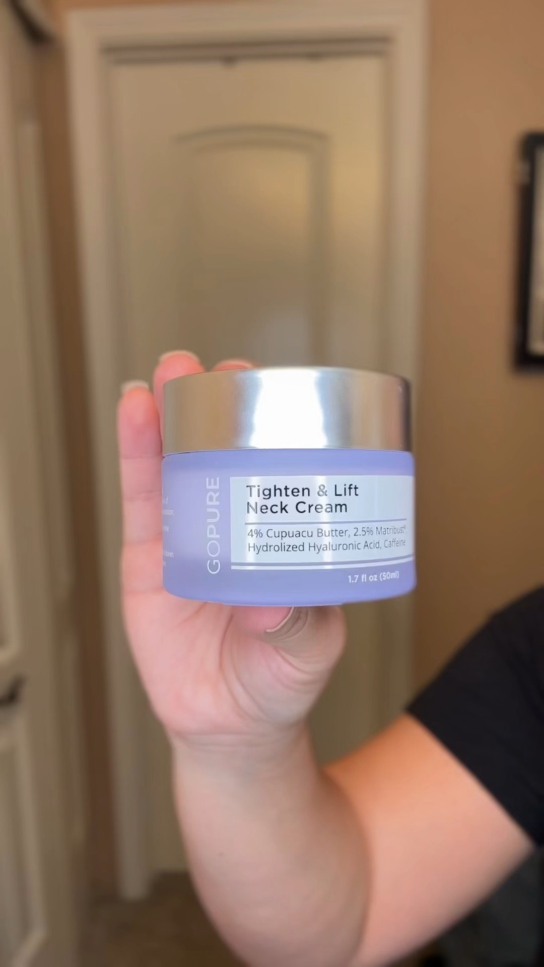 Loving Go Pure neck firming cream! 

#LTKVideo #LTKBeauty #LTKFindsUnder50