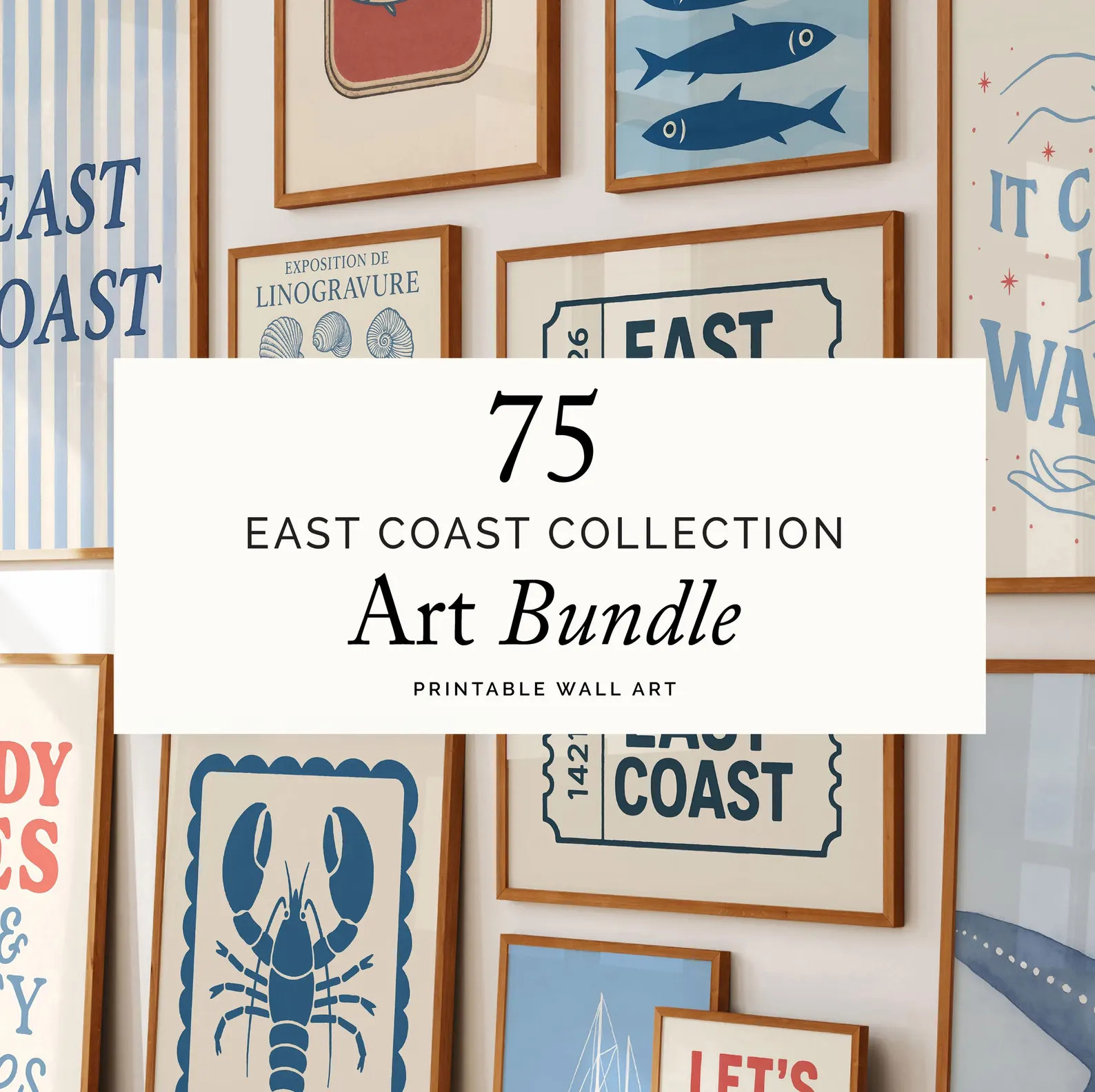 75 East Coast Nautical Prints | Preppy Coastal Art (Digital Download) | Etsy (US)