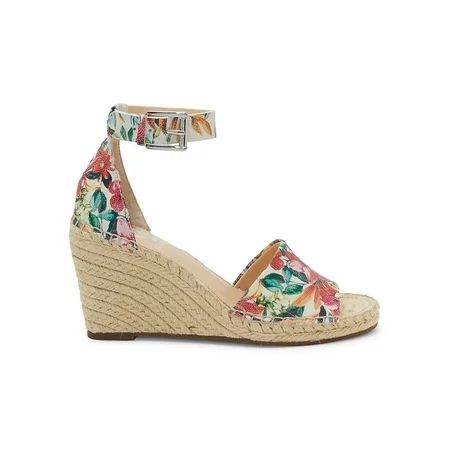 Leera Espadrille Ankle-Strap Wedge Sandals | Walmart (US)