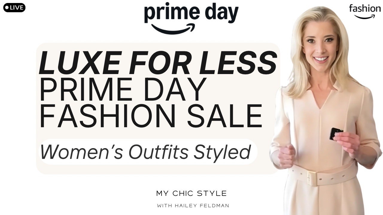 Shop the BEST women's fashion finds on Amazon Prime Day (June 23-26, 2026). Shop my curated timeless, affordable outfits you'll actually wear—no fast fashion fads here.

➡ JOIN: https://www.amazon.com/live/broadcast/d11946d2-35a5-4697-9745-532f71a74d5d?linkCode=ilv&ref_=social&tag=haileyfeldman-20
➡ DATE: Livestream starting at 12:15 PM on June 24, 2026

In this livestream:
✨ Top Amazon Prime Day fashion deals for women
✨ How to build classic summer outfits on a budget
✨ My go-to brands for quiet luxury pieces
✨ Live Q&A – ask me styling questions!
✨ Exclusive LTK links to items I'm wearing

➡ FEATURED PRODUCTS: posted when deal are live! 

I believe fashion should be timeless, sophisticated, and accessible. During Prime Day, I'm excited to share pieces that fit YOUR lifestyle—not just a trend cycle. Whether you're looking for summer basics, elevated everyday wear, or investment pieces, we've got you covered

#LTKdayinmylife #LTKSaleAlert #LTKPetite
