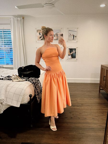 Orange/coral dress 🍊🪸