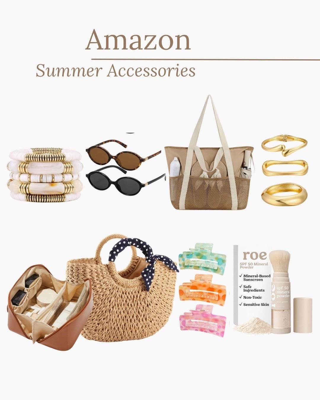 Must have summer accessories!!

#LTKselfcare #LTKSeasonal #LTKTravel
