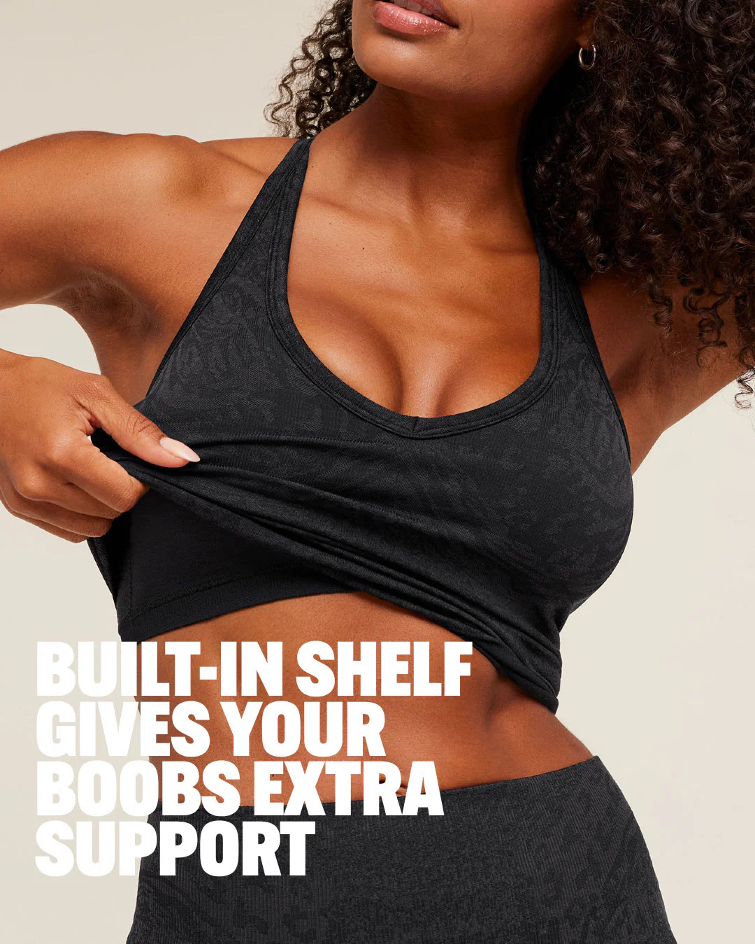 Adapt Animal X Whitney Tank Top with Shelf | Gymshark US