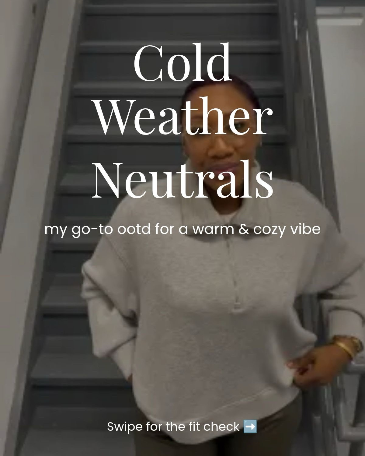 An easy cold weather outfit formula: cozy top + elevated bottoms 

This is an elevated cold weather casual outfit that’s comfortable, polished, and perfect for everyday wear. I styled a neutral quarter-zip sweatshirt with faux leather pants for a chic winter look that works for errands, casual workdays, or weekend plans. This outfit is great for cold weather when you want to stay warm but still look put together. The neutral color palette makes it easy to mix and match, and the leather pants instantly elevate a simple cozy top. Perfect inspiration for winter outfits, casual chic style, and effortless everyday fashion.

	•	cold weather outfit
	•	winter casual outfit
	•	neutral winter outfit
	•	everyday winter style
	•	casual chic outfit
	•	faux leather pants outfit
	•	quarter zip sweatshirt outfit
	•	cozy winter outfit
	•	elevated basics outfit
	•	minimalist winter fashion
	•	winter outfit inspiration
	•	comfortable winter outfit



#LTKSeasonal #LTKgrwm #LTKootd