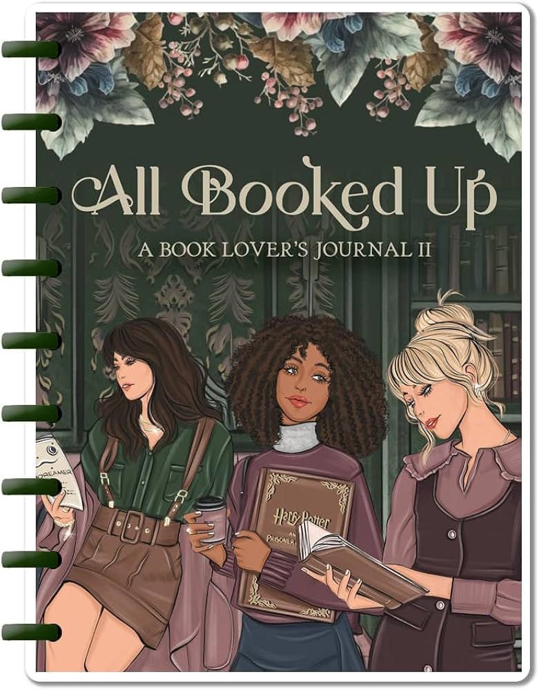 Dark Academia All Booked Up Journal - Girls Cover - Review and Track Your Reading Progress - Enri... | Amazon (US)