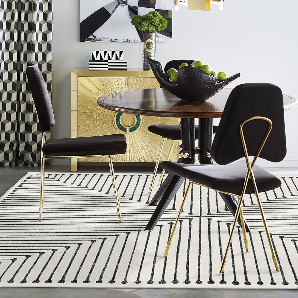 RUGGABLE x Jonathan Adler Washable Rug - Perfect Modern Area Rug for Living Room, Bedroom, Kitche... | Amazon (US)