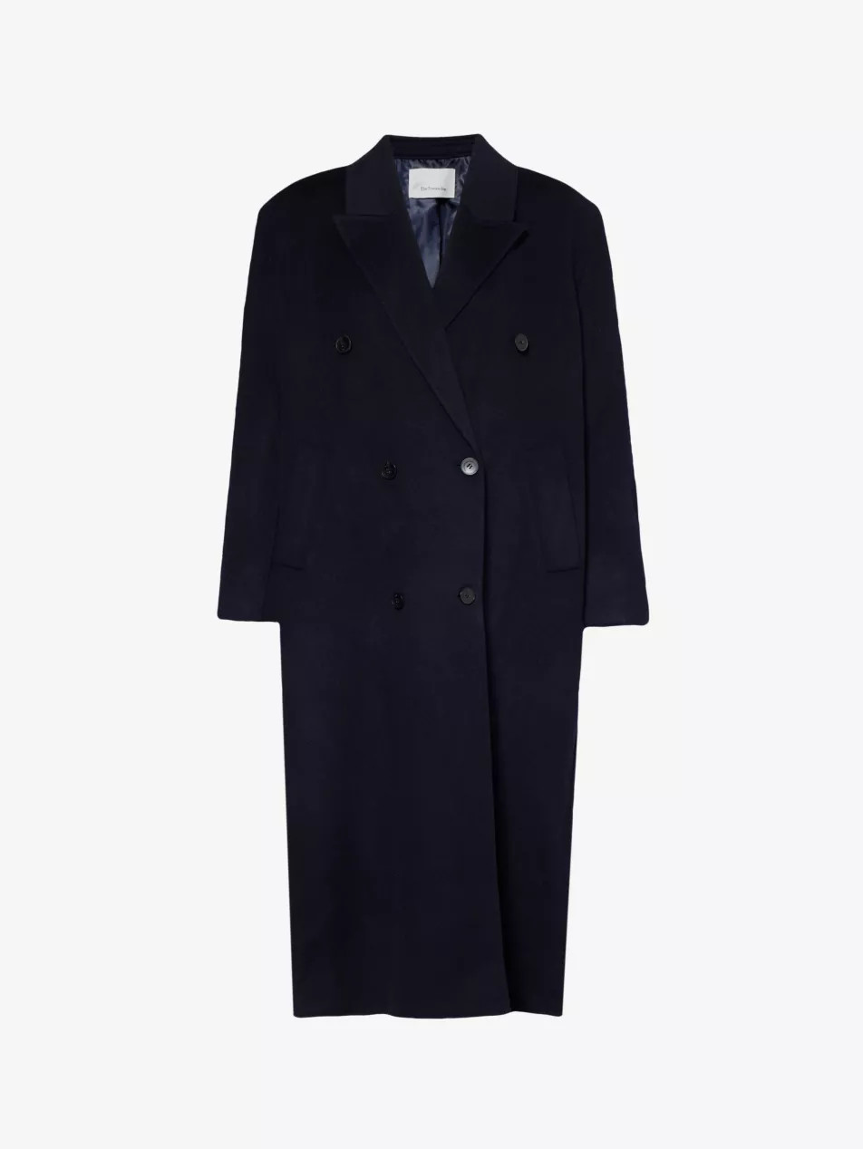 Gaia double-breasted wool-blend coat | Selfridges