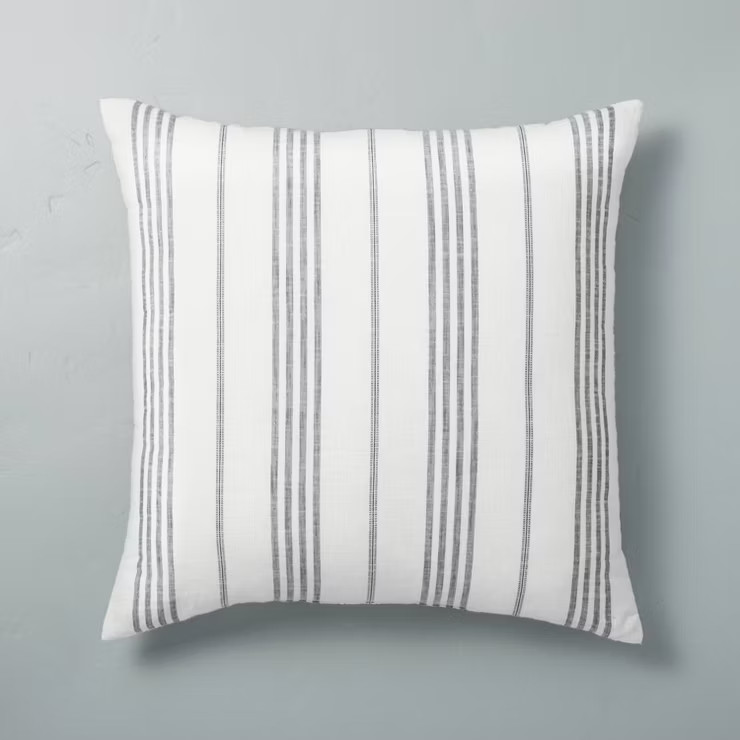 Vertical Stripe Throw Pillow - Hearth & Hand™ with Magnolia | Target