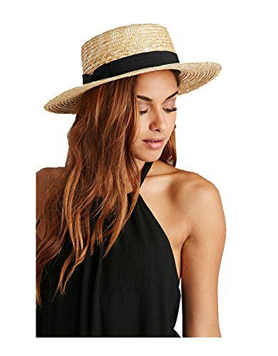 Lack of Color Women's The Spencer Boater Hat (Small/56cm, Natural Woven Straw) | Amazon (US)