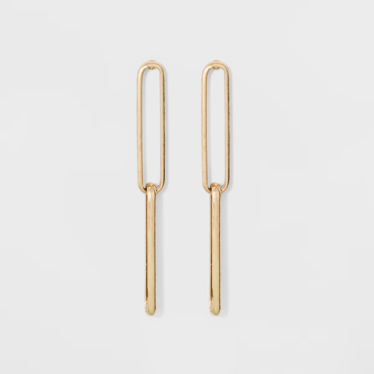 Link Earrings - A New Day™ Gold | Target