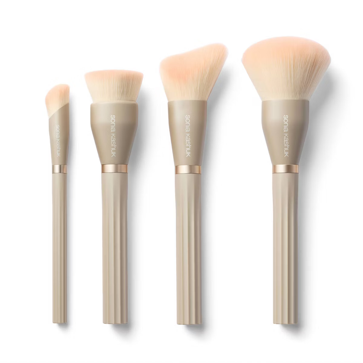 Sonia Kashuk™ Limited Edition Ribbed Face Makeup Brushes - 4ct | Target
