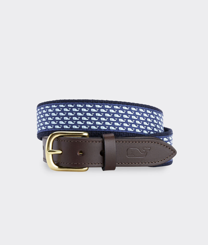 Boys' Classic Whale Canvas Club Belt | vineyard vines