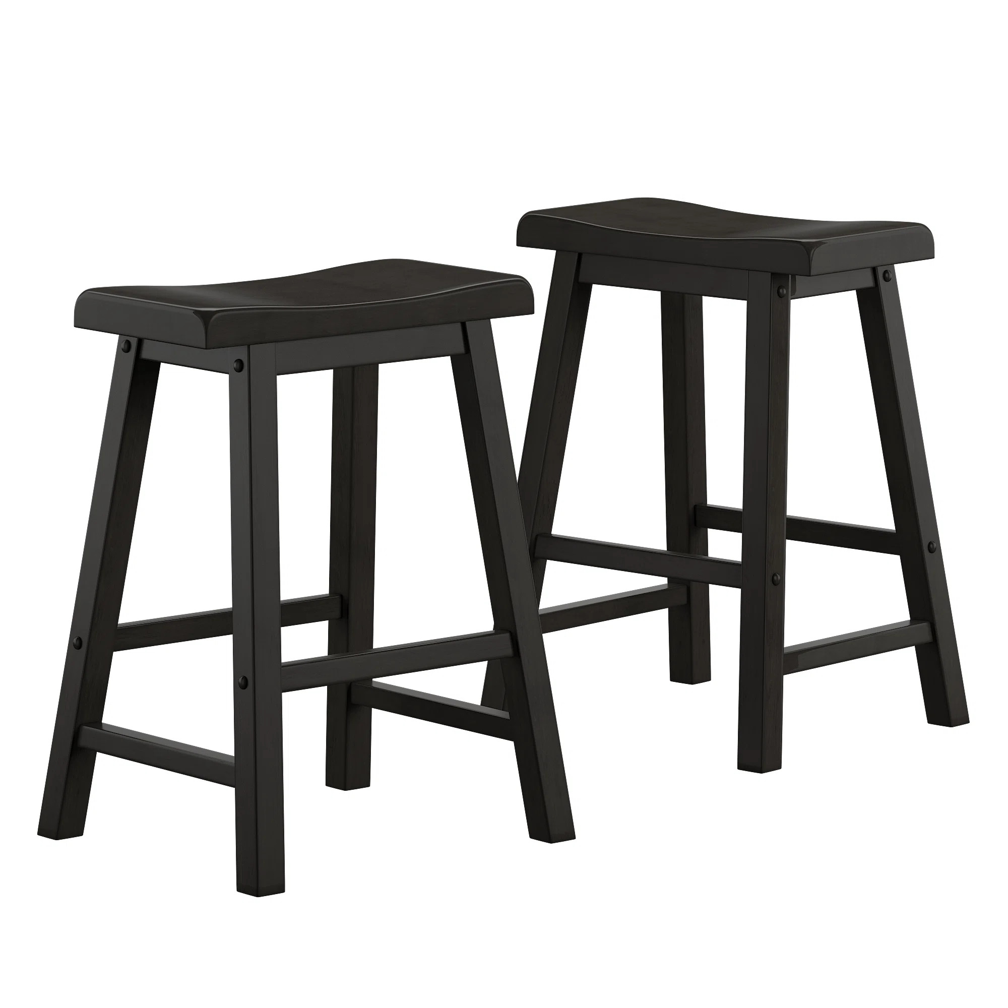 Sharman Solid Wood Bar & Counter Stool | Wayfair North America