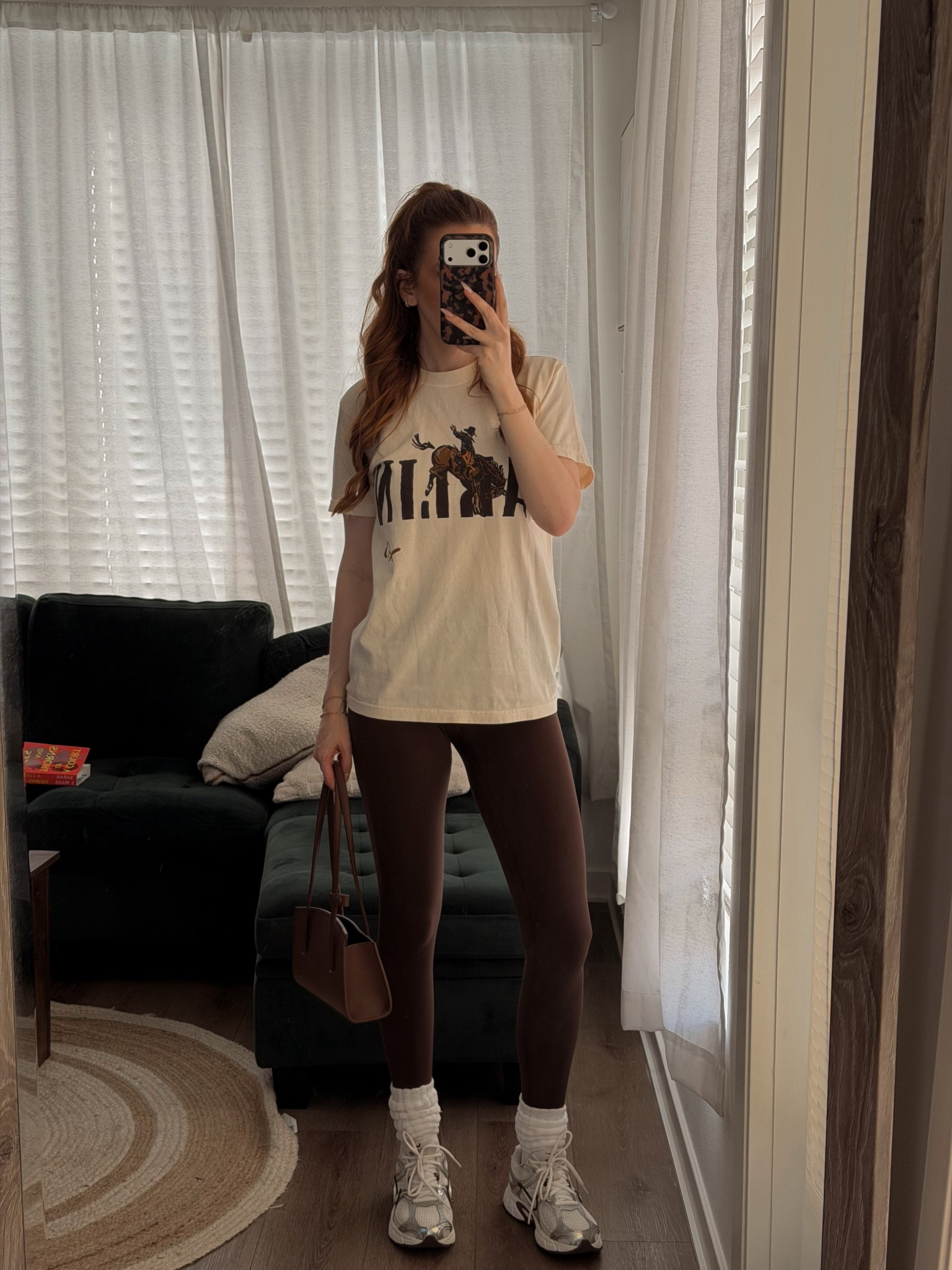 Revolve tshirt, year of ours leggings, Nike sneakers, freja handbag 

#LTKootd #LTKdayinmylife