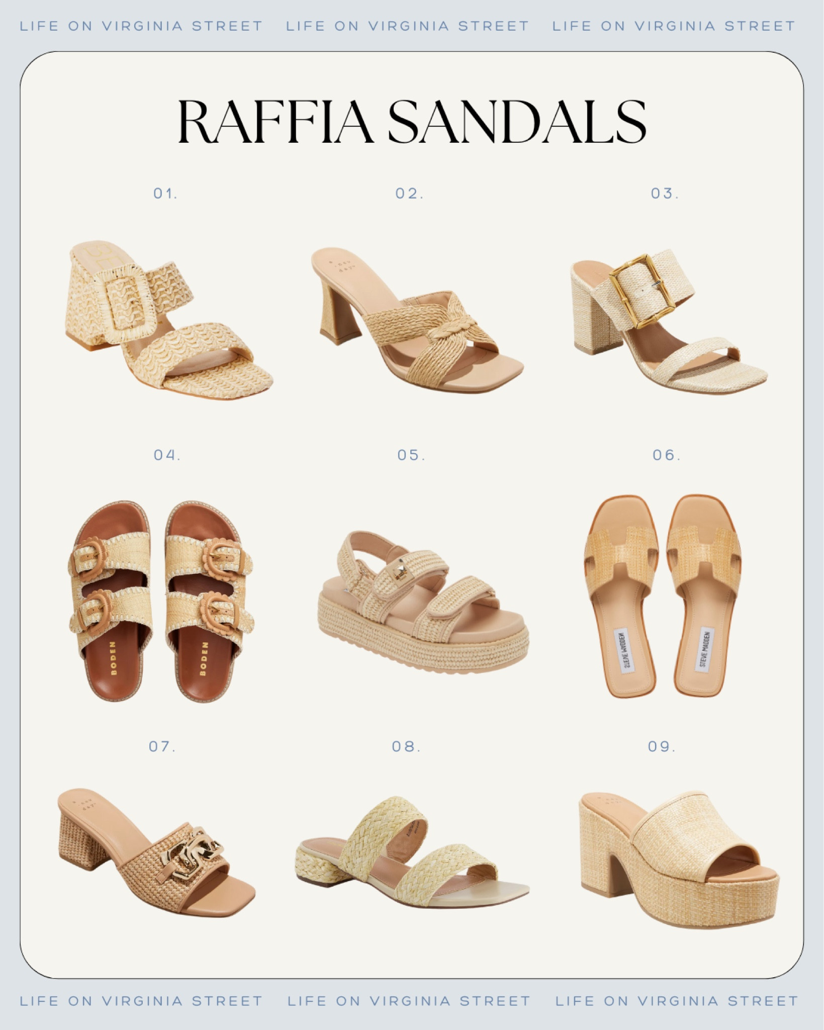 Loving these raffia sandals and shoes finds! So many cute options for spring outfits all the way thru summer!
.
#ltkshoecrush #ltkfindsunder50 #ltkfindsunder100 #ltkstyletip #ltksalealert #ltktravel #ltkswim #ltkworkwear #ltkover40 #ltkmidsize #ltkseasonal

#LTKfindsunder100 #LTKSeasonal #LTKshoecrush