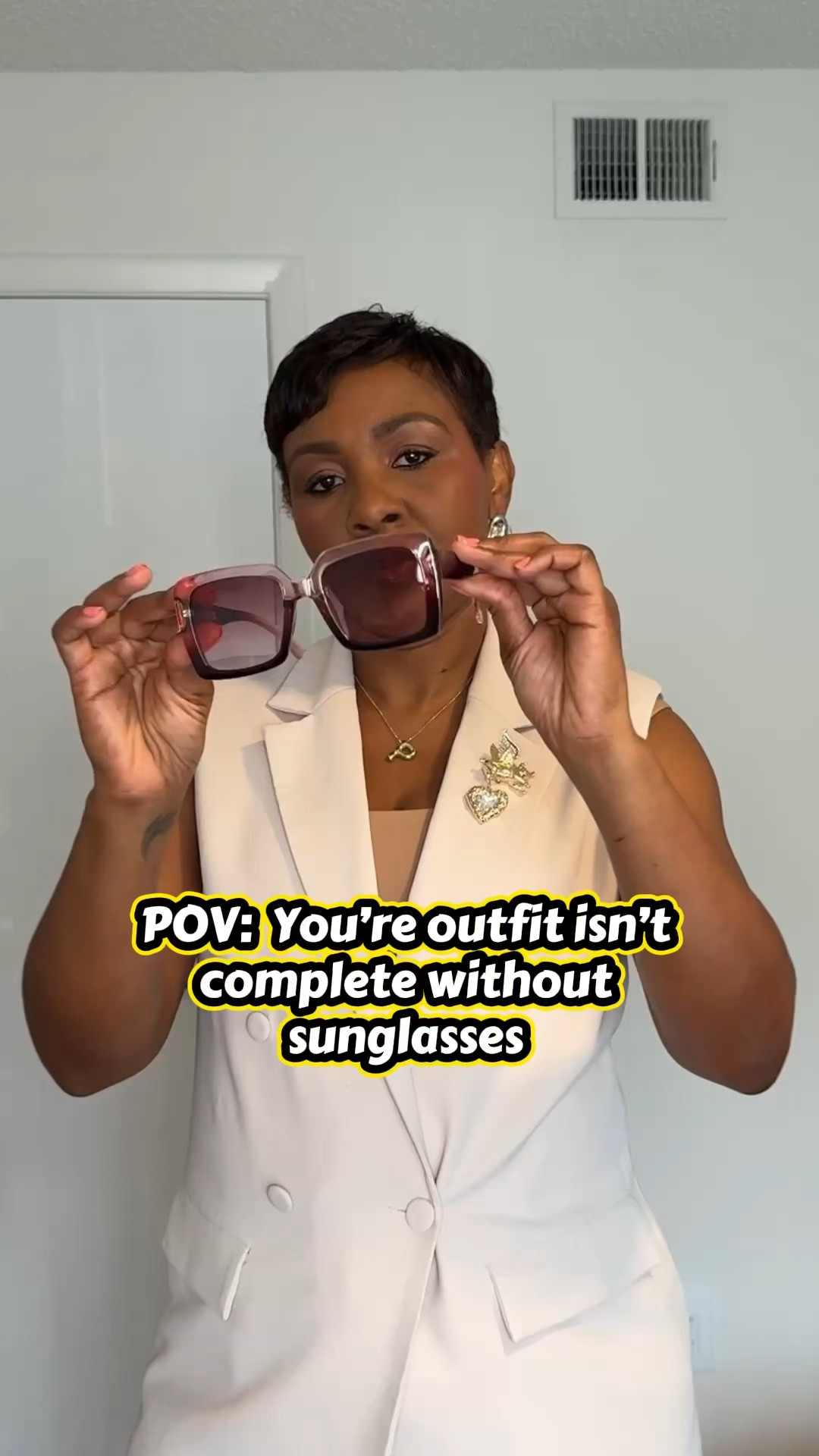The outfit just isn’t complete without the sunnies! 

#LTKOver40 #LTKootd #LTKgrwm