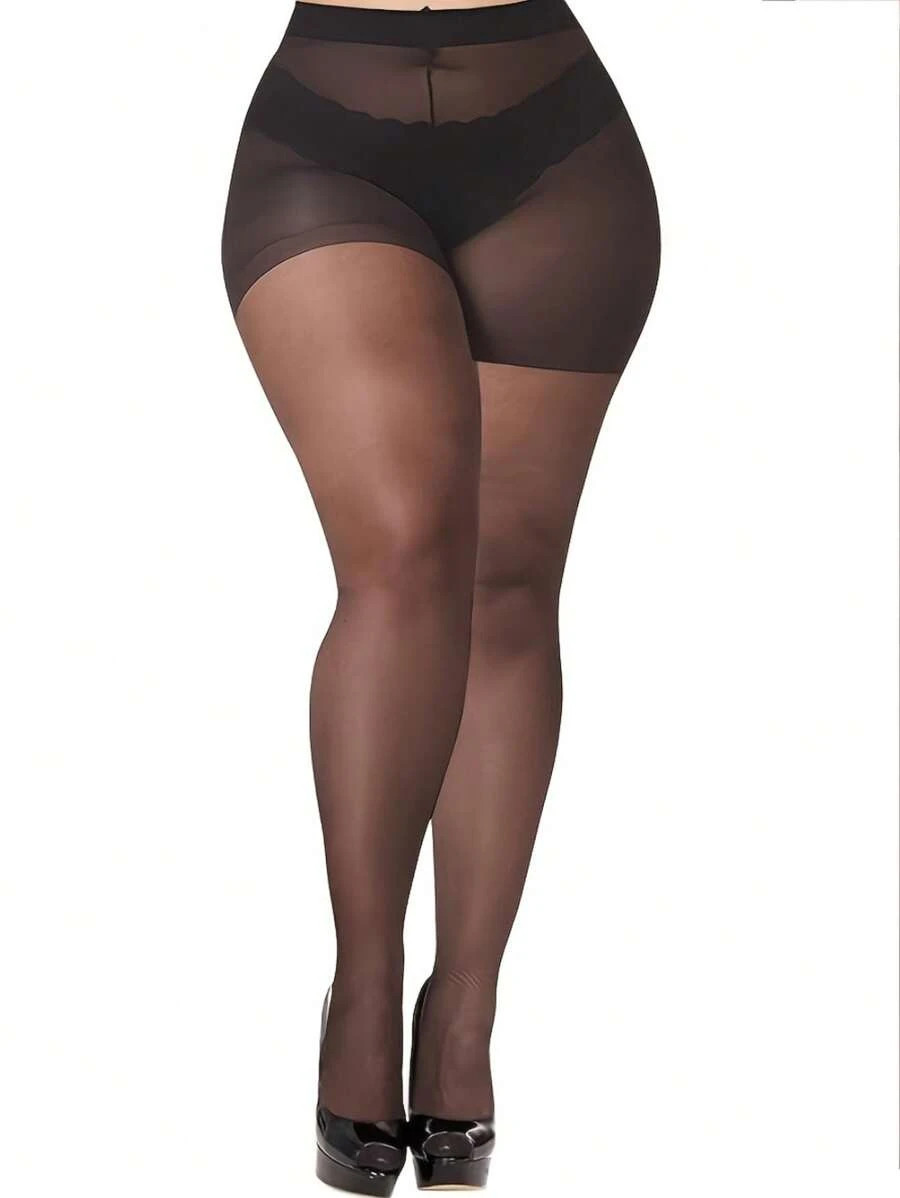 1pc 20D Plus Size Women Sheer Pantyhose,Versatile Stockings For Summer | SHEIN