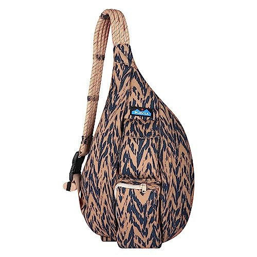 KAVU Original Rope Bag Sling Pack with Adjustable Rope Shoulder Strap - Chevron Shore | Amazon (US)