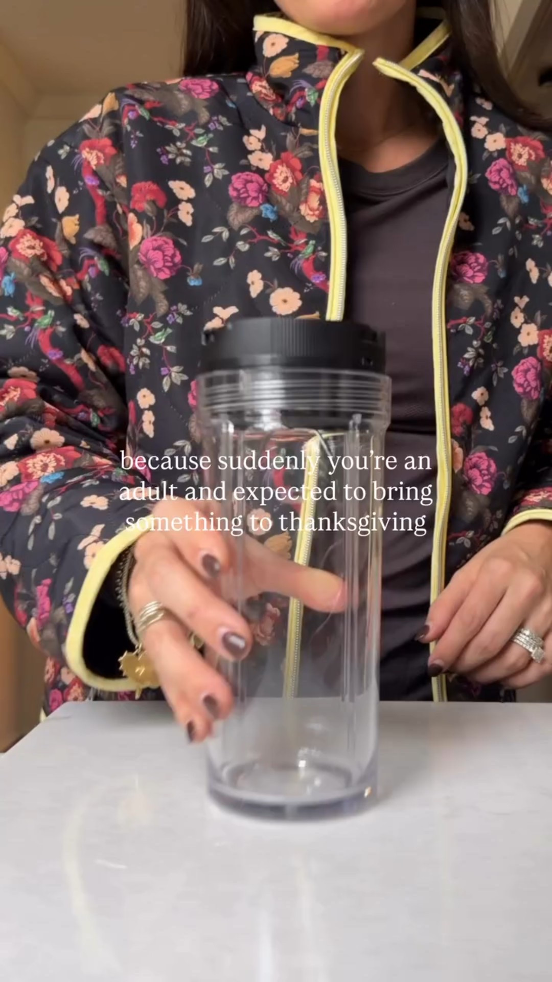 Thanksgiving salad recipe!

Fall Butter Apple Salad
Ingredients:
* 5–6 cups butter or little gem lettuce
* 1 large Honeycrisp apple, thinly sliced
* 1 large shallot, thinly sliced
* 8 slices prosciutto, halved
* 2 avocados, sliced
* 1/2 cup goat cheese (crumbled)
* 1/2 cup panko breadcrumbs
* 2 tbsp butter
* Fresh cracked pepper, to taste
Honey Dijon Vinaigrette:
* 1/3 cup olive oil
* 3 tbsp white wine vinegar
* 2 tsp Dijon mustard
* 1 tbsp honey
* Juice of 1/2 lemon
* 1 garlic clove, freshly grated
* 1/2 tsp dried parsley
* 1/2 tsp dried rosemary
* 1/4 tsp dried thyme
* Salt, to taste
* Pepper, to taste

Instructions:
1. Toast the breadcrumbs: In a small pan over medium heat, melt 2 tbsp butter. Add panko breadcrumbs and stir occasionally until golden brown and fragrant, about 3–5 minutes. Remove from heat and set aside to cool slightly.
2. Make the vinaigrette: In a bowl or blender, combine olive oil, white wine vinegar, Dijon mustard, honey, lemon juice, garlic, parsley, rosemary, thyme, salt, and pepper. Whisk or blend until smooth and emulsified.
3. Assemble the salad: On a platter or large serving bowl, layer the lettuce. Top with apple slices, shallots, prosciutto, avocado, goat cheese, and toasted breadcrumbs. Finish with fresh cracked pepper.
4. Serve: Drizzle with the honey Dijon vinaigrette just before serving and enjoy!

#LTKfoodie #LTKSeasonal