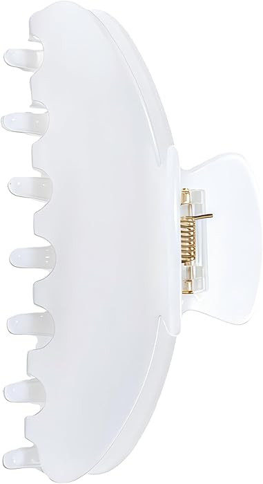 Durable Acetate Hair Clips - 4-Inch Pearl white Claw Clips for Fine and Thick Hair (Pearl white) | Amazon (US)
