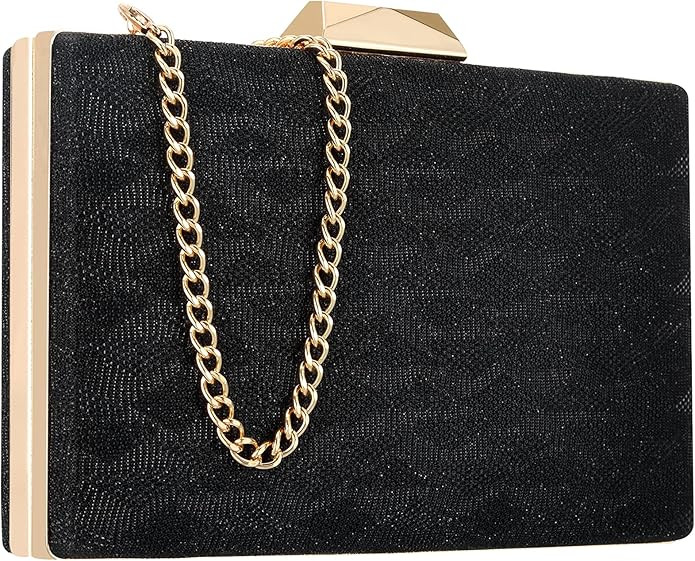 Rucavono Gold Clutch,Women's Evening Handbags Gold Clutch Purses For Women Evening Gold Evening C... | Amazon (US)