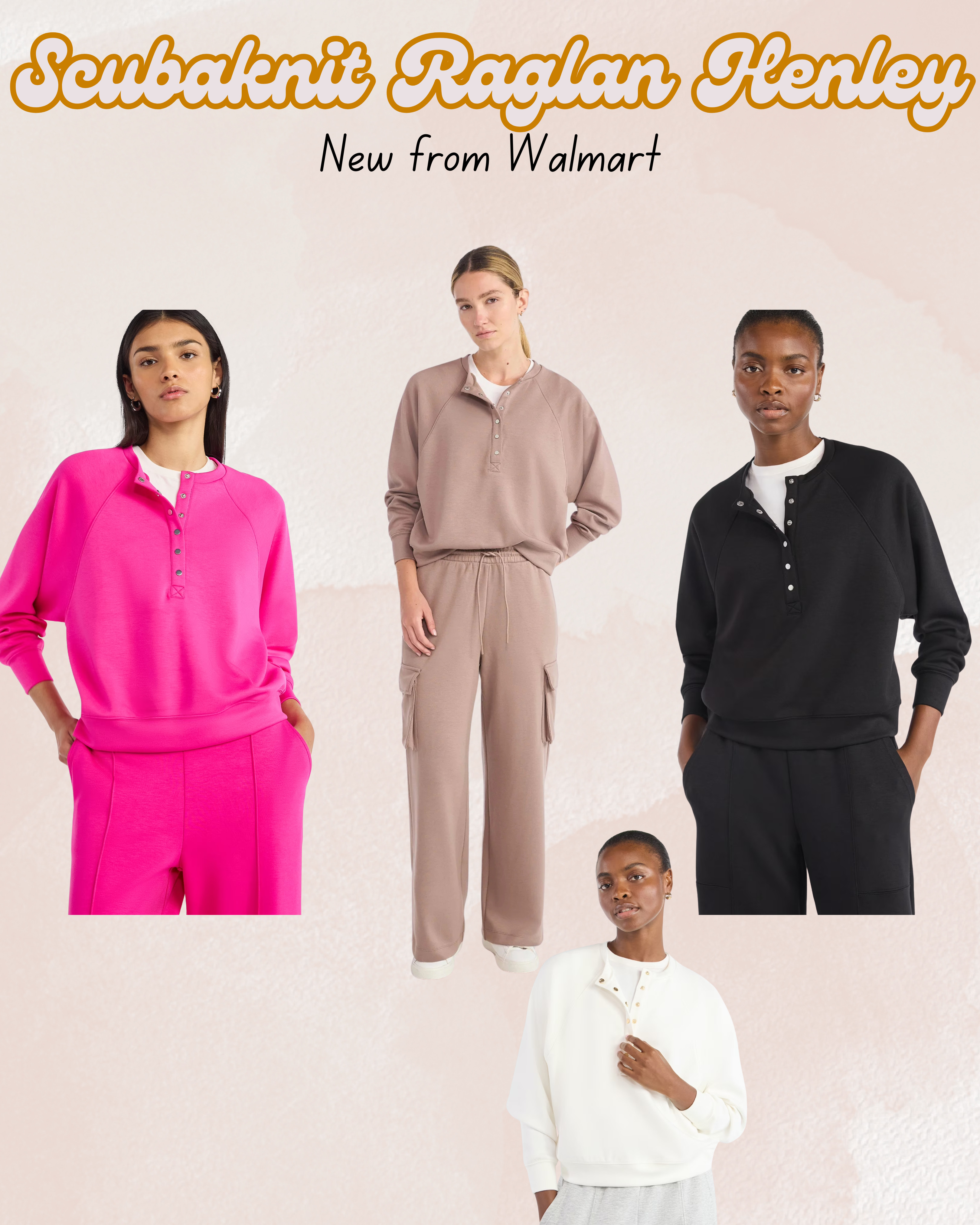 Scoop Scubaknit has these cute Raglan Henley's that are new.  They are so soft and comfortable, a great look for less of Lulu.  I love the colors.  

 

#LTKSeasonal #LTKActive #LTKStyleTip