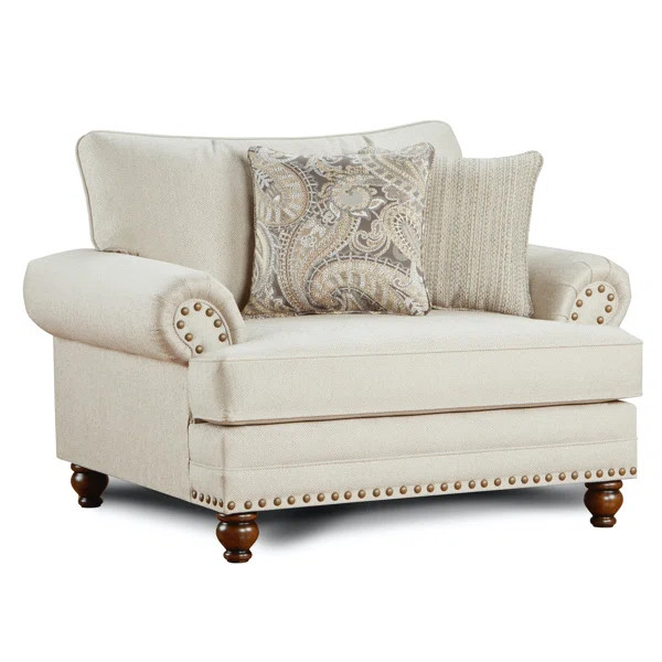 Lavine 55" Polyester Chair and a Half | Wayfair North America