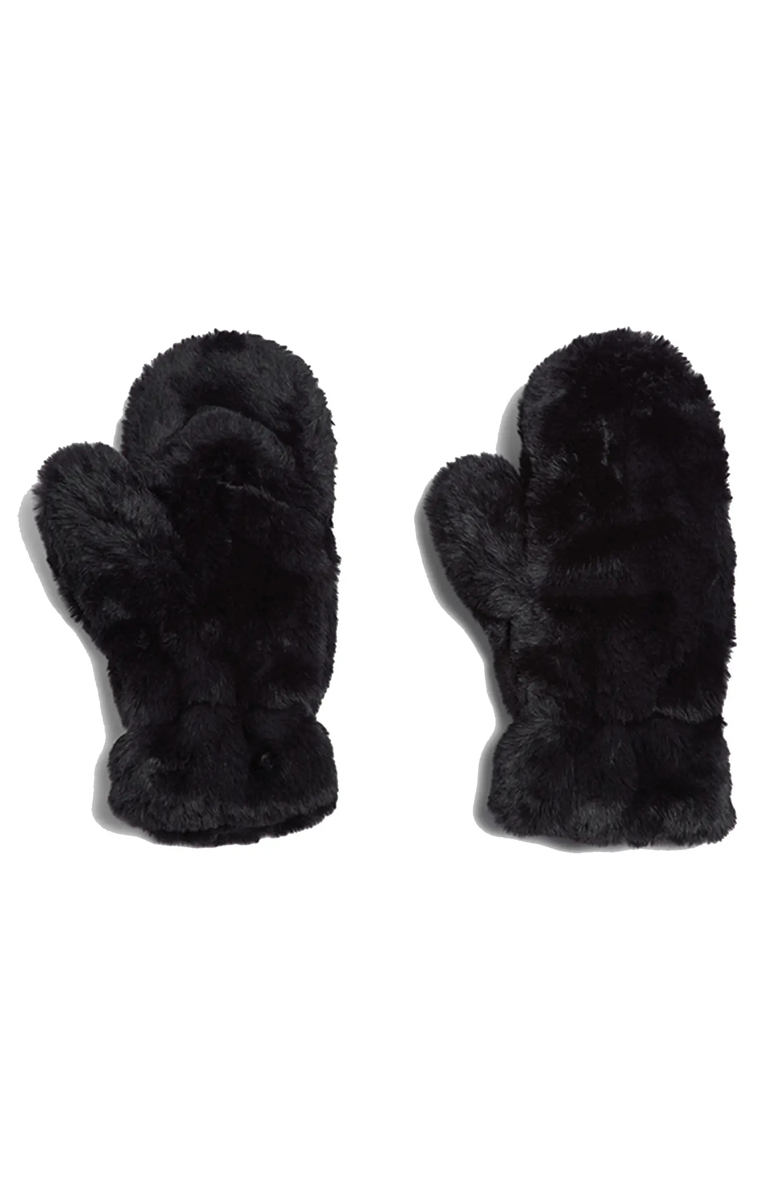 Coco Faux Fur Mittens | Nordstrom