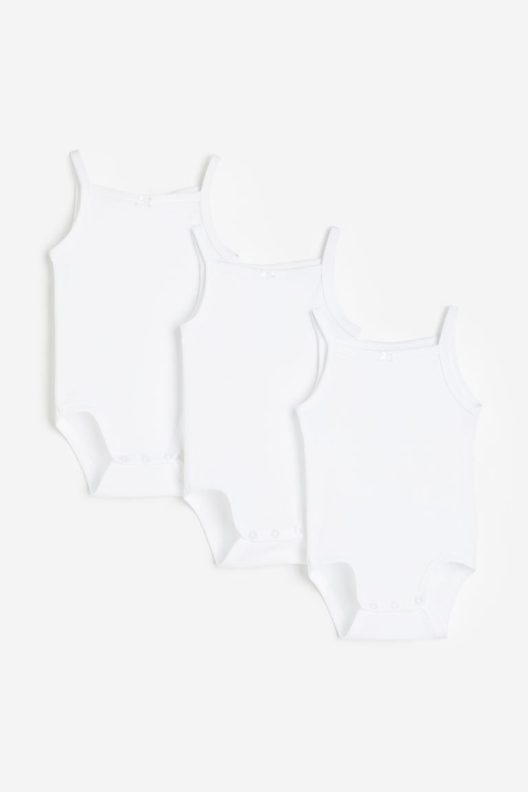 3-pack Cotton Bodysuits | H&M (US + CA)