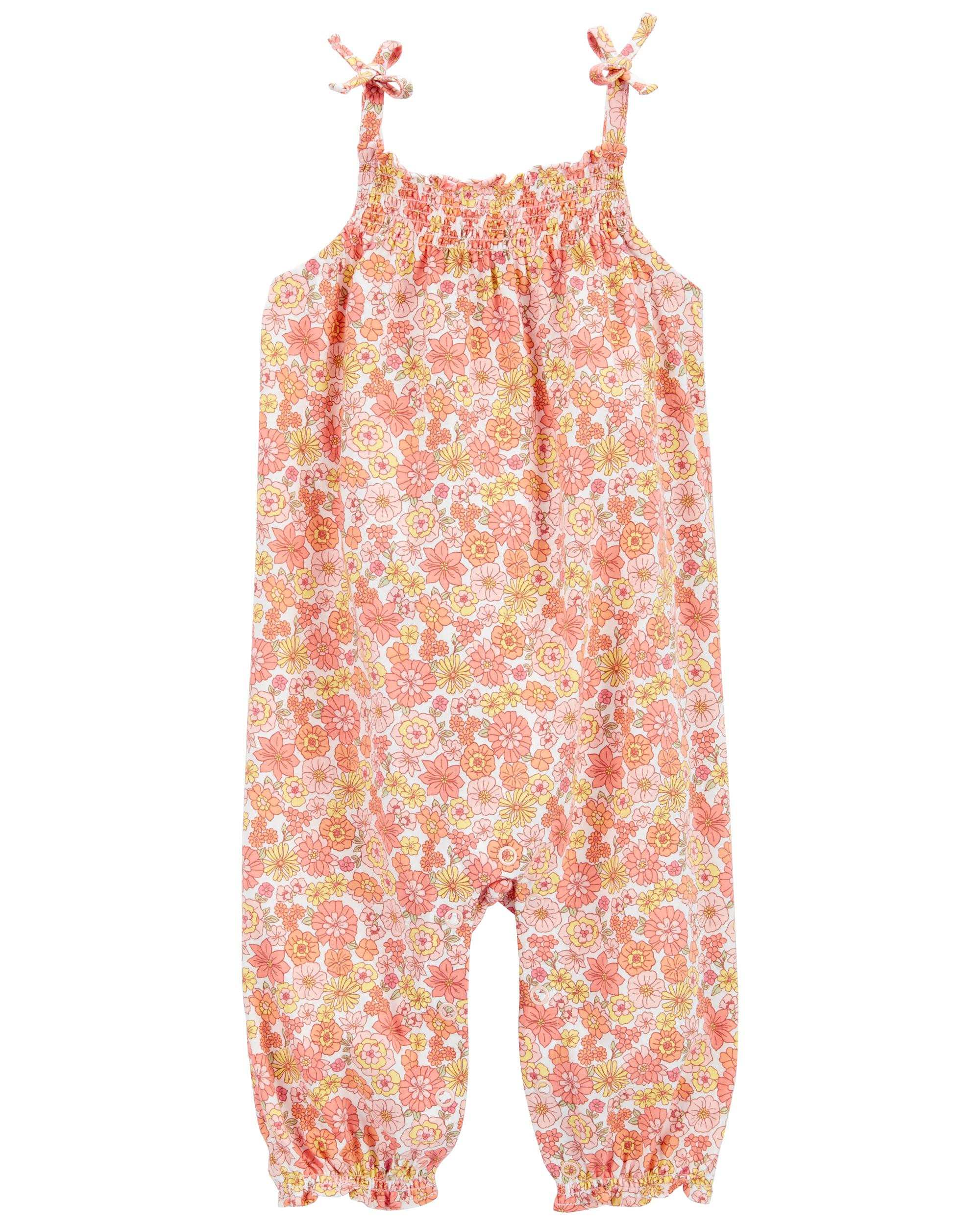 Baby Floral Tank Jumpsuit | carters.com | Carter's
