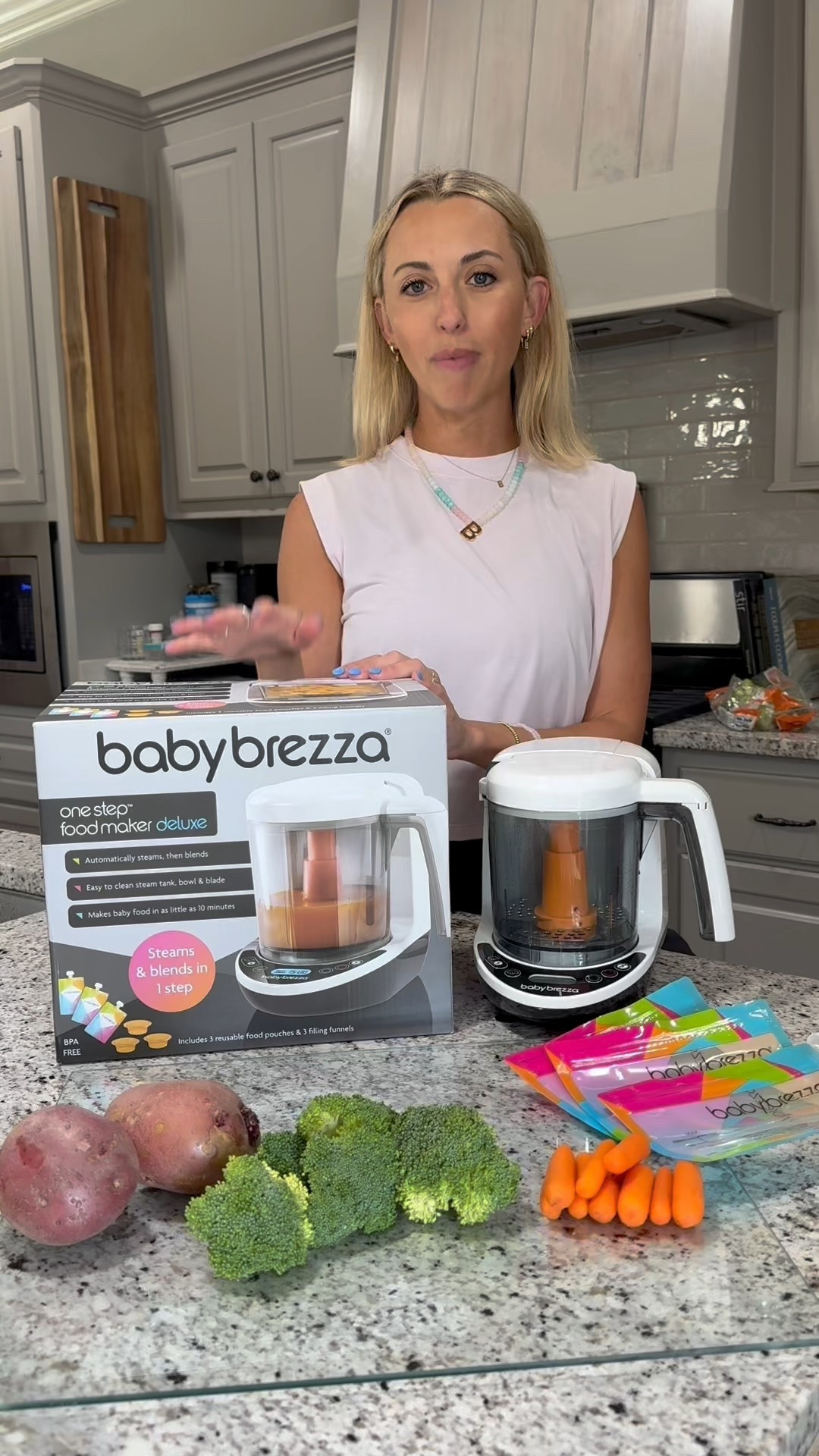 Let's puree some baby food!! #babybrezza #babyfood

#LTKBaby #LTKBump