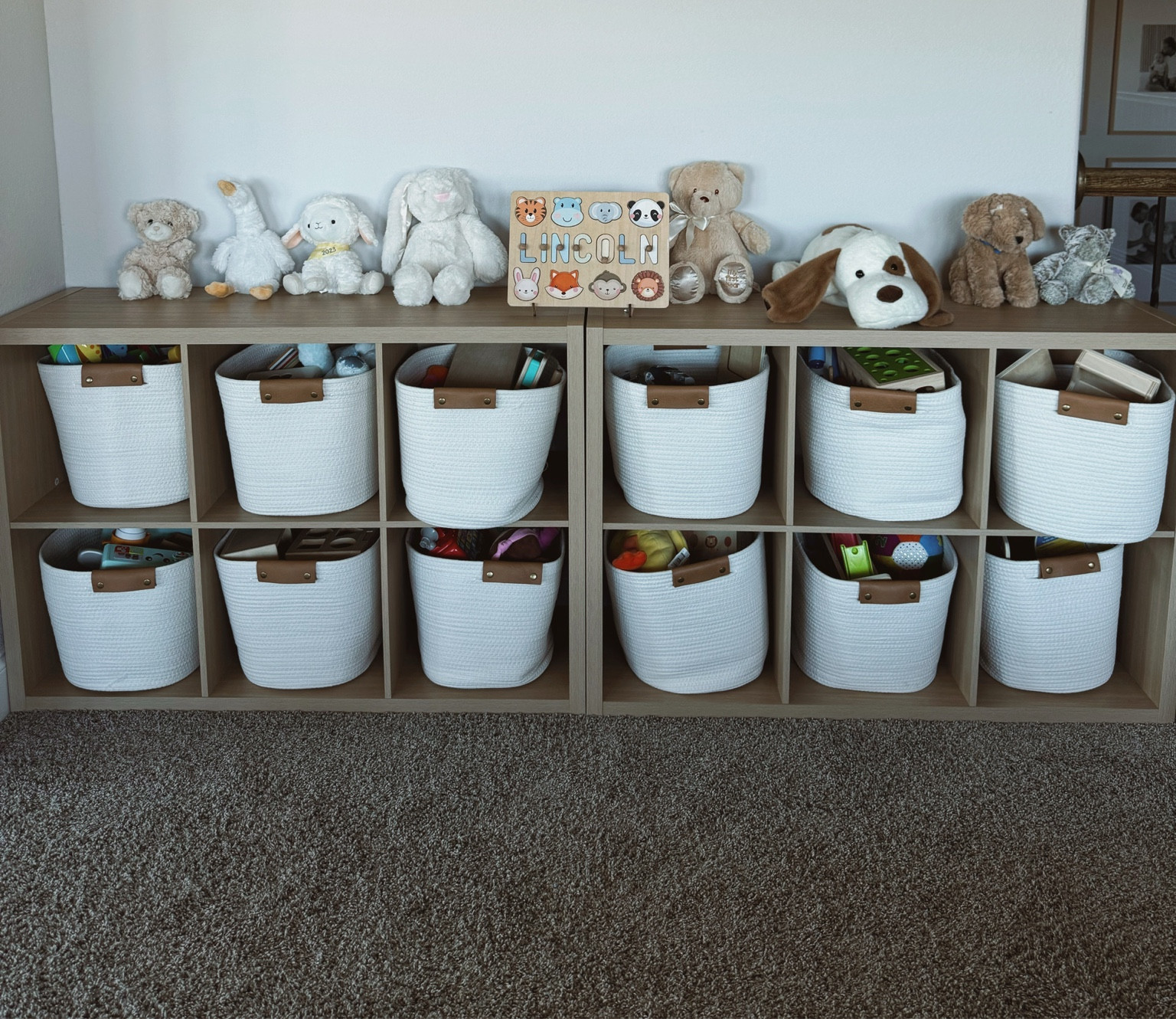 Cube organizers- comes in 4 or 6 cubes. The bins I linked fit perfectly inside  

#LTKKids #LTKHome