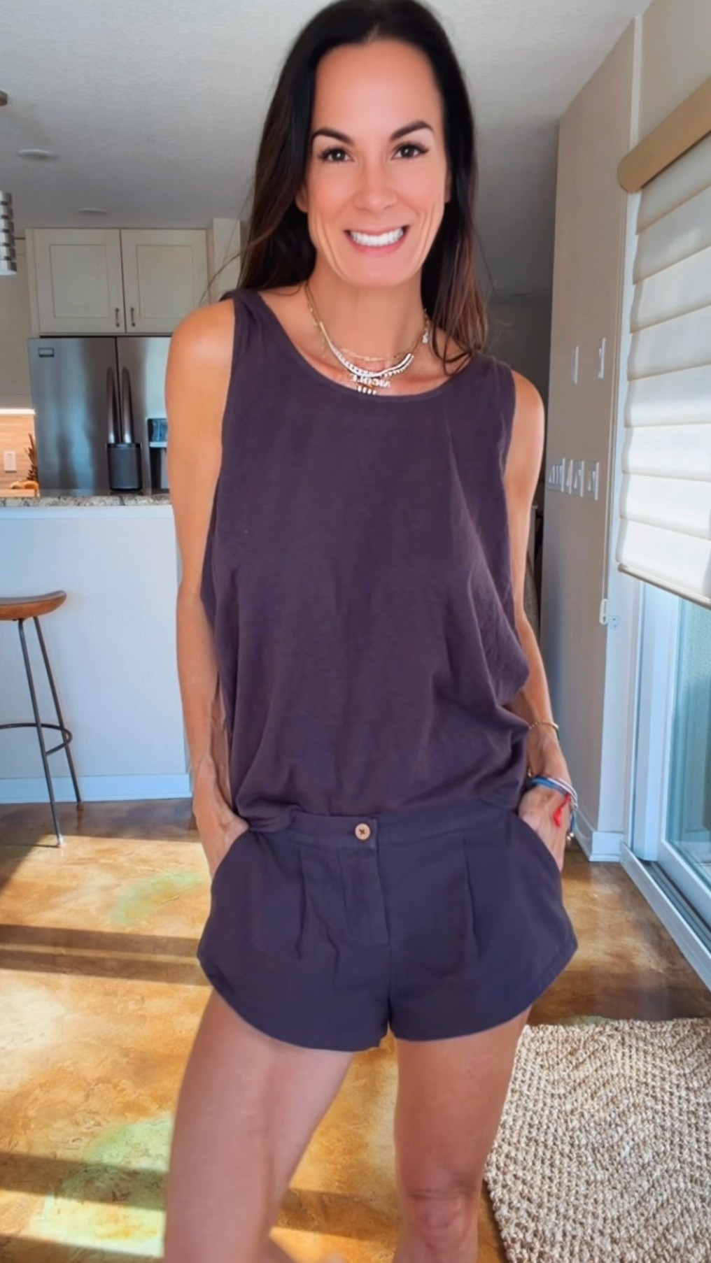 Chocolate brown just became my new summer neutral. 🤎✨

The pleated linen shorts? Chic. The drapey jersey top? Giving effortless beach house energy. Together? The kind of set that makes you look like you tried… when you absolutely didn’t. 😏

Throw on a stack of jewelry, your favorite sandals, and you’re ready for brunch, vacation, errands, or sunset cocktails.

This one’s getting packed for every trip.
Wearing XS

#NicoleColeeStyle #SummerStyle #LinenLove #NeutralStyle #LTKFashion

#LTKdayinmylife #LTKgrwm #LTKootd