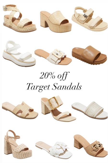 Target Sandals Sale☀️
20% off with Target Circle until 4/9

#LTKSpringSale #LTKshoecrush #LTKsalealert